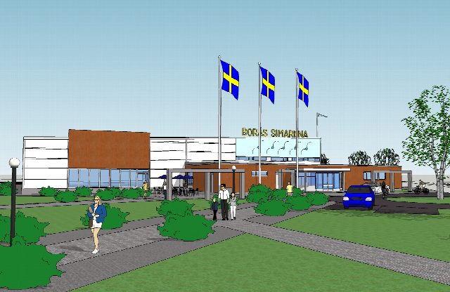 Visualisering av Borås Simhall